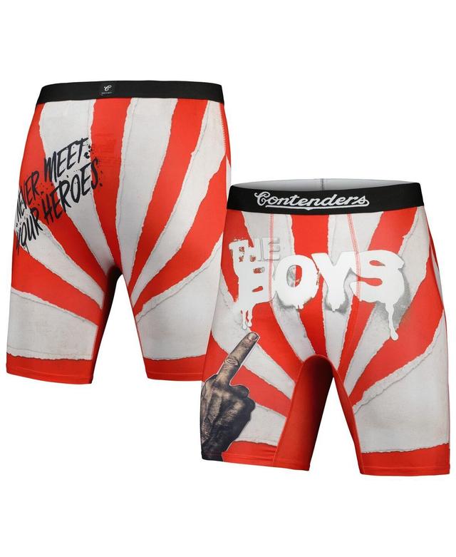 Mens Contenders Clothing Red The Boys Poster Boxer Briefs Product Image