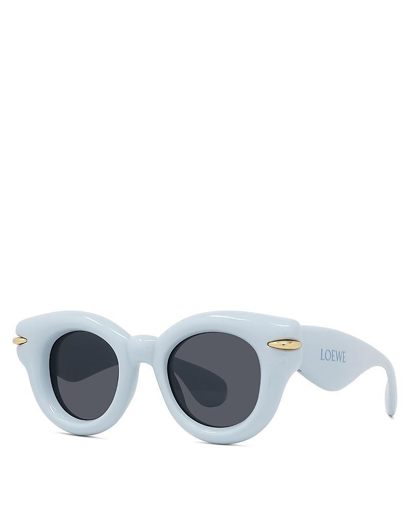 Inflated Pantos Acetate Round Sunglasses Product Image