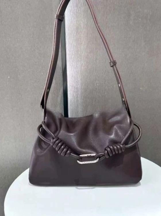 Plain Synthetic leather Crossbody Bag Product Image