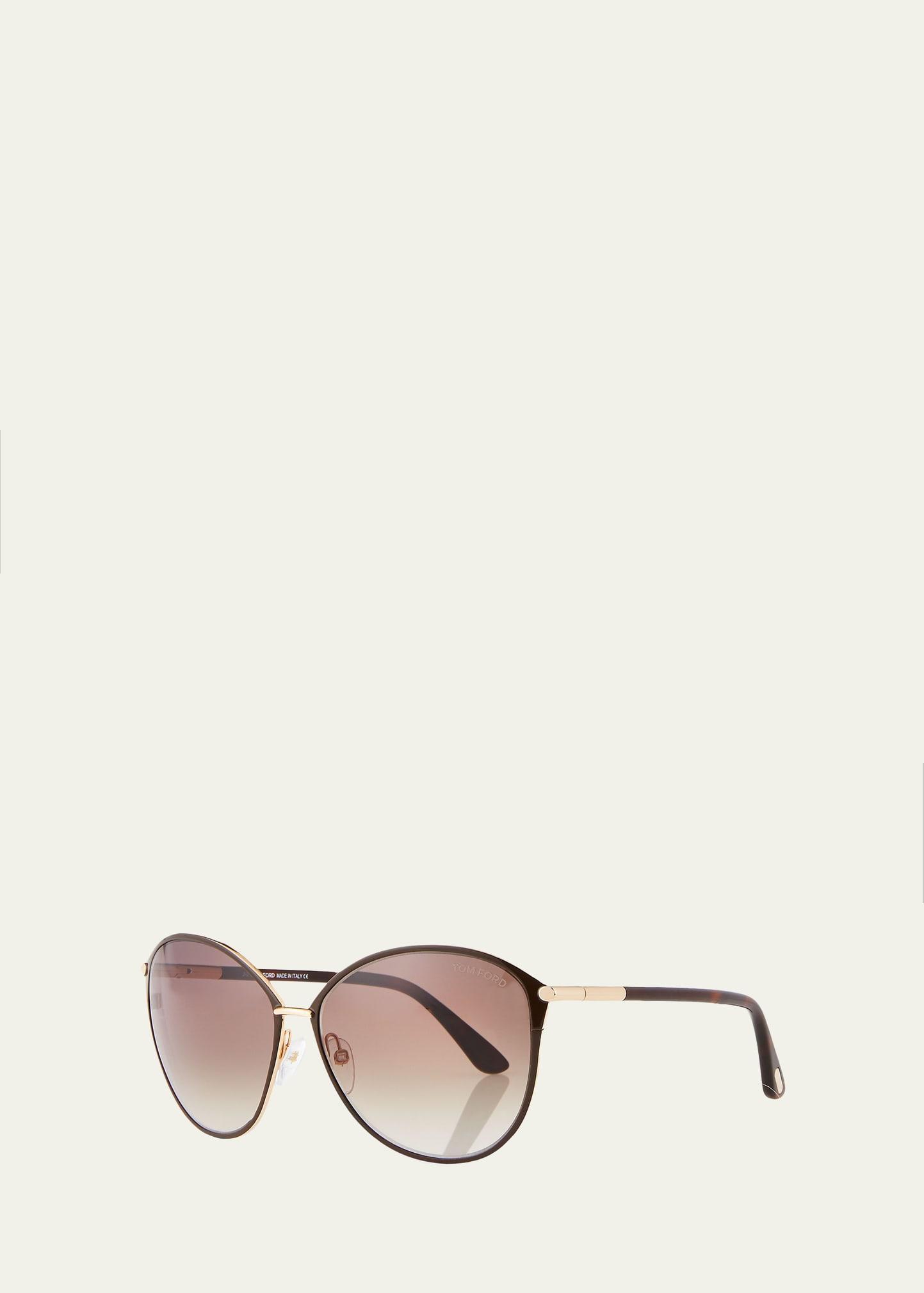 TOM FORD Penelope 59mm Gradient Cat Eye Sunglasses Product Image