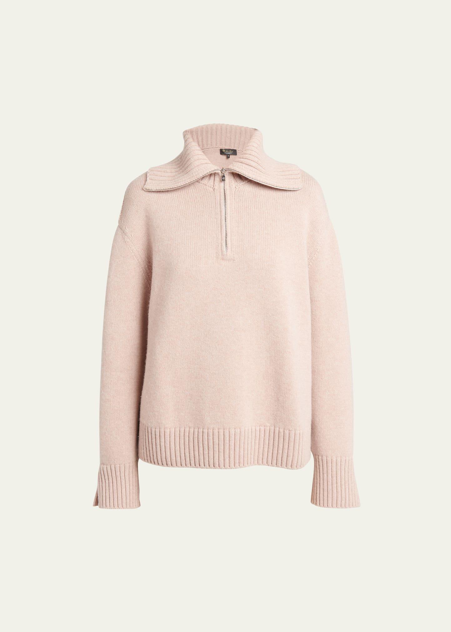 Parksville Cashmere Quarter-Zip Sweater Product Image