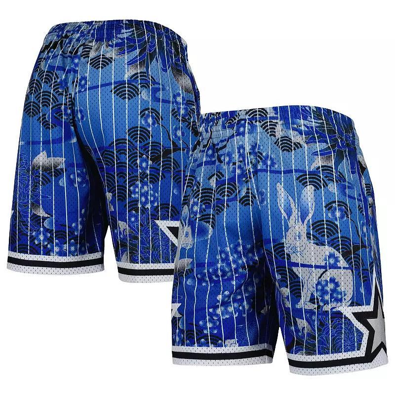 Mens Mitchell & Ness Blue Orlando Magic Lunar New Year Swingman Shorts Product Image