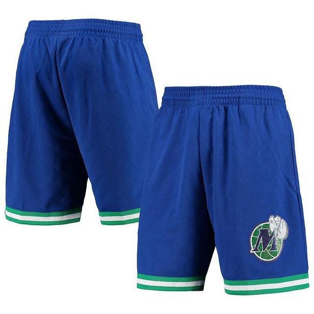 Mens Mitchell & Ness Dallas Mavericks 1998 Hardwood Classics 75th Anniversary Swingman Shorts Product Image