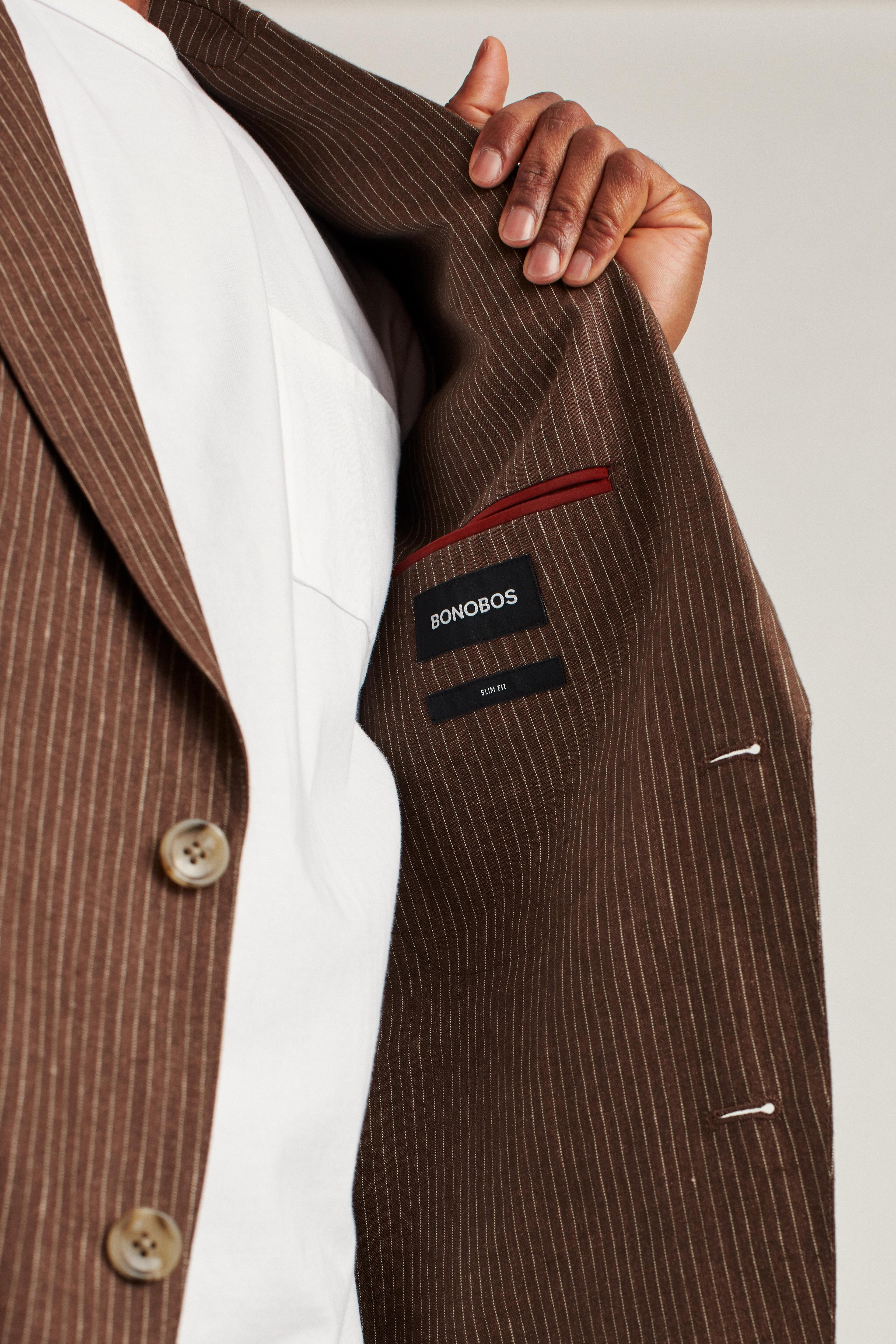 Unconstructed Italian Linen Blazer Product Image