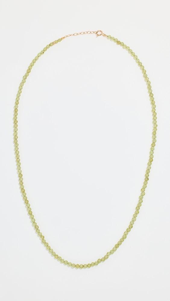 JIA JIA August Peridot Beaded Necklace | Shopbop Product Image