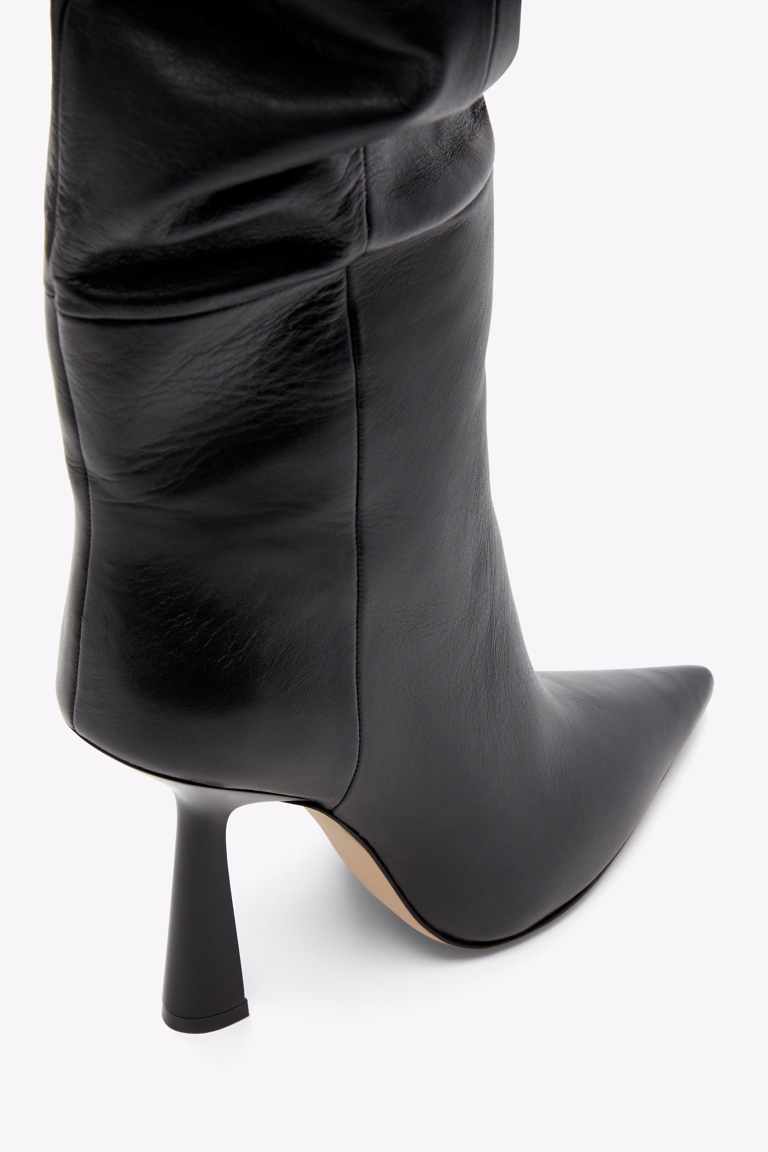 OVER THE KNEE BOOT | BLACK001 Product Image