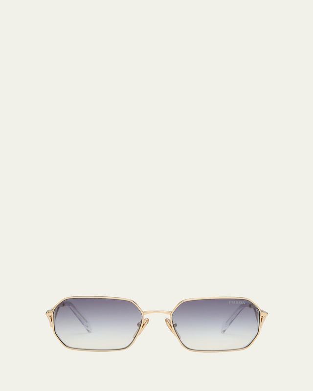 Mens Steel Rectangle Sunglasses Product Image