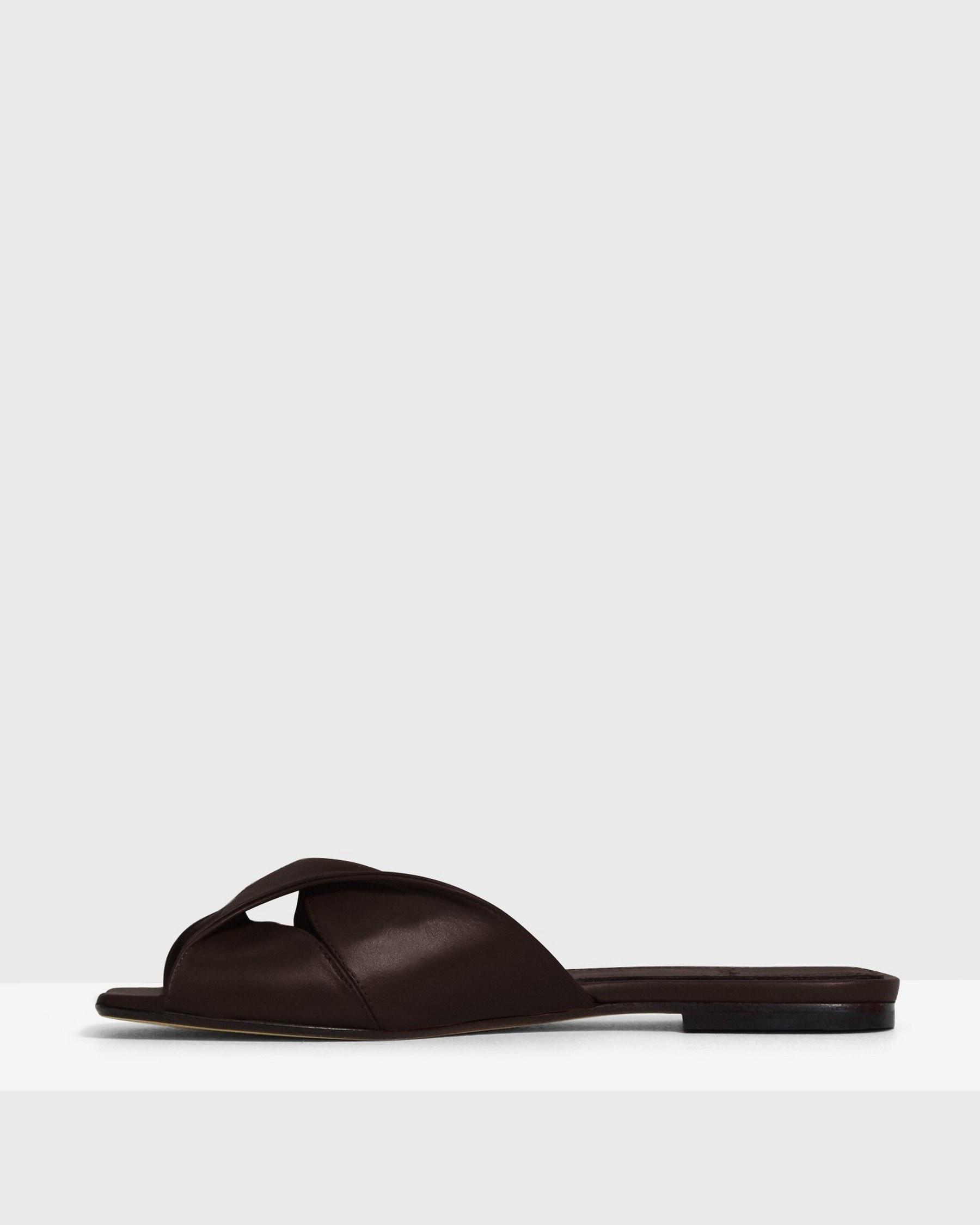 Twisted Sandal in Leather Product Image