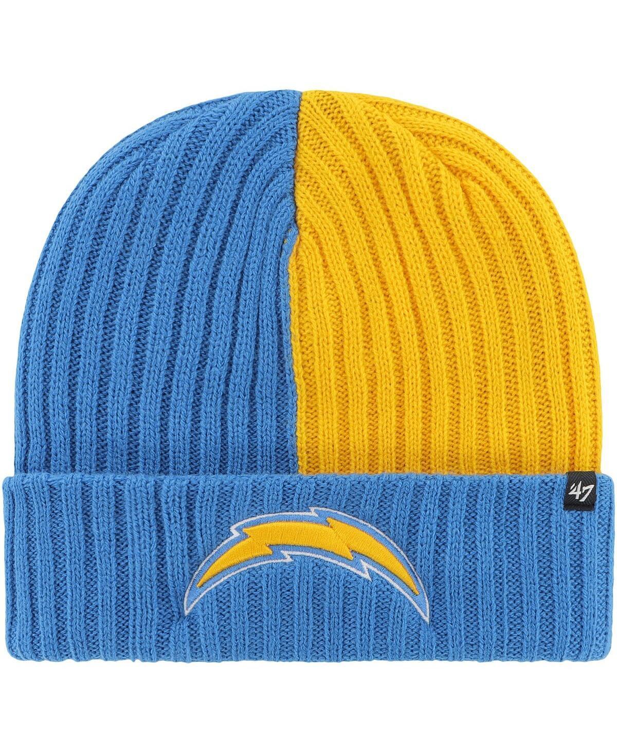 Mens 47 Powder Blue Los Angeles Chargers Fracture Cuffed Knit Hat Product Image