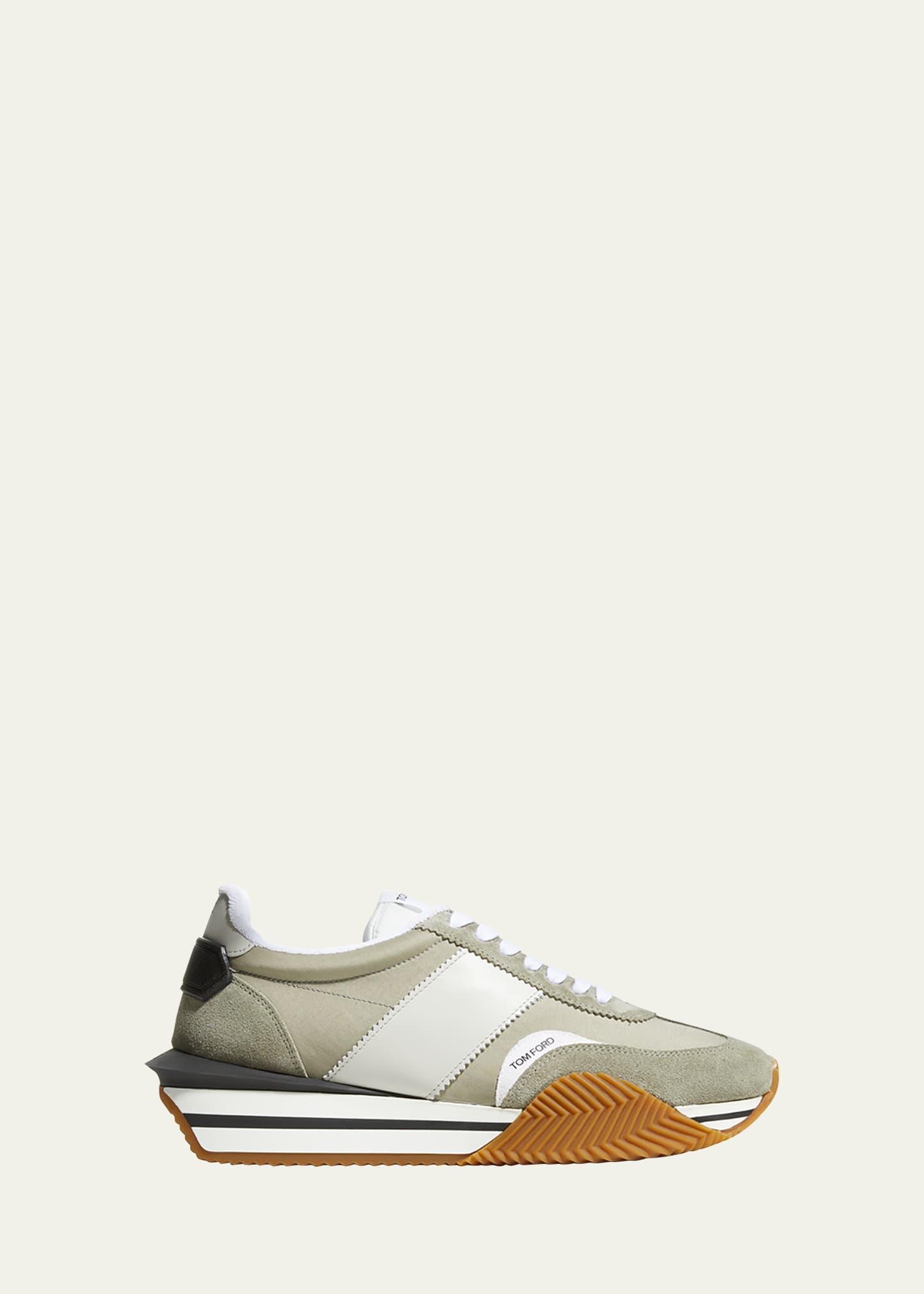 TOM FORD James Mixed Media Low Top Sneaker Product Image