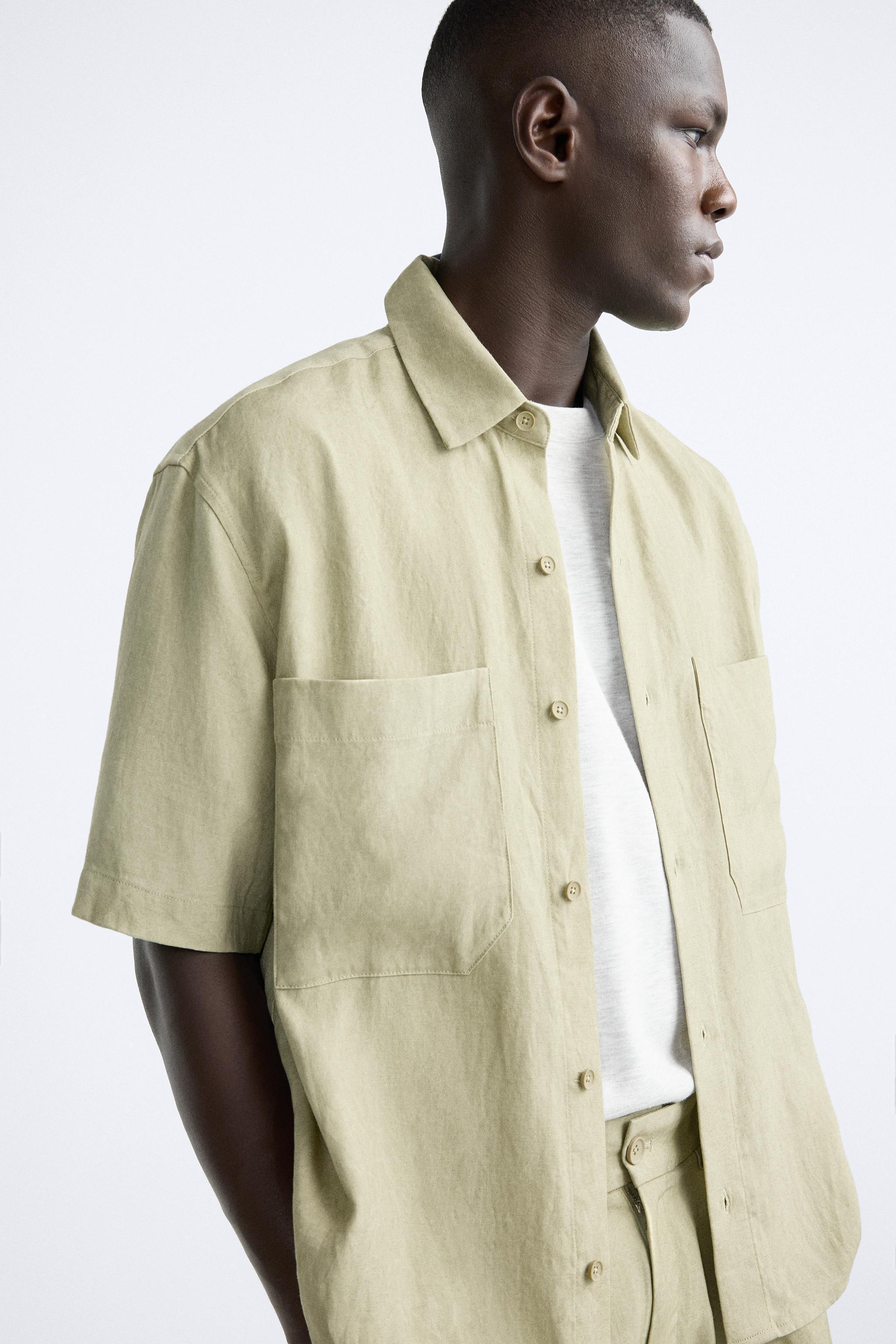 LYOCELL - LINEN WASHED SHIRT Product Image