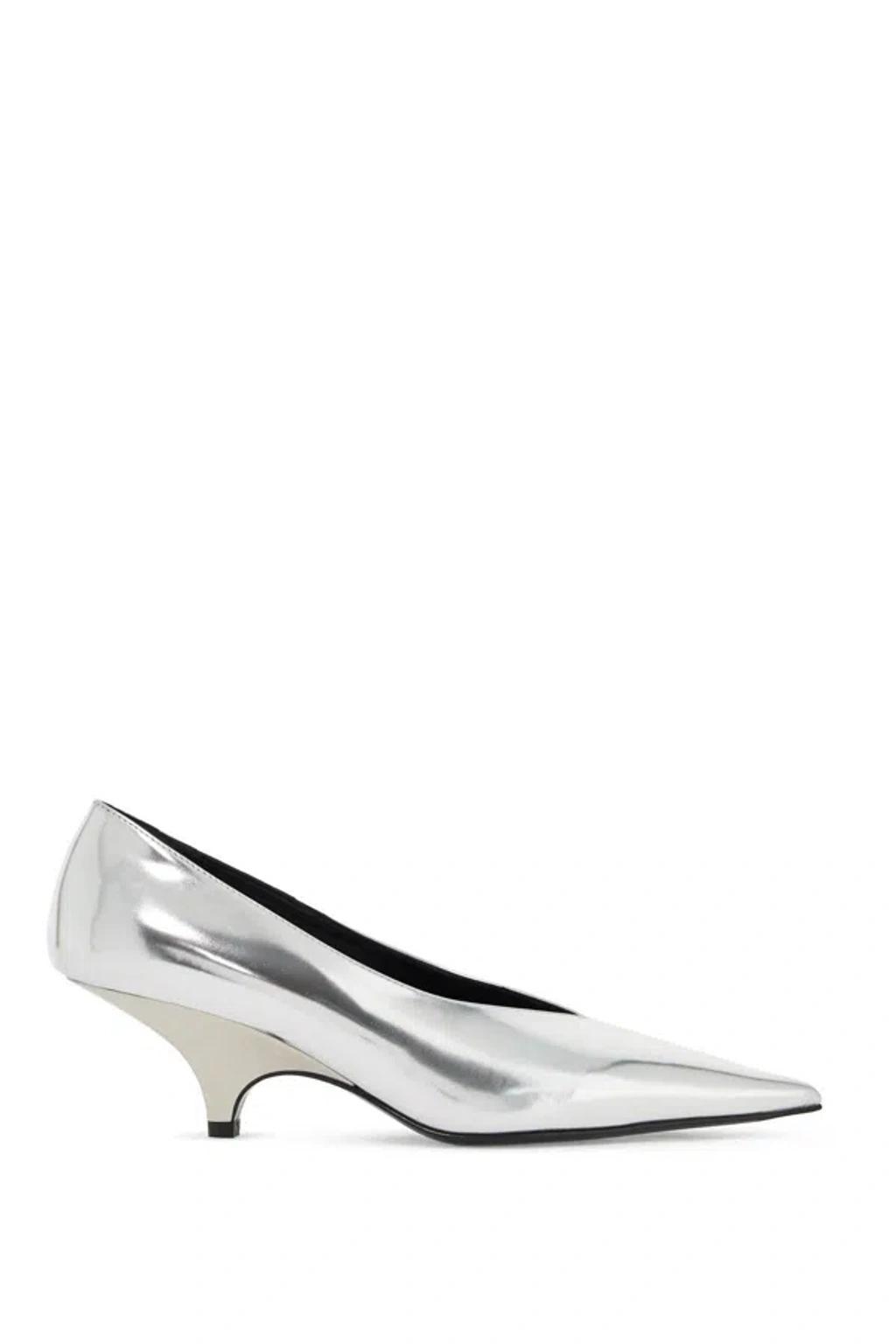 The Wedge-heel Pumps In Silver product image