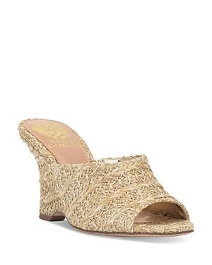 Vince Camuto Vilty Raffia Scuplted Wedge Slides Product Image