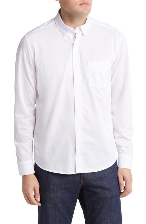 Johnston  Murphy XCFlex Solid Long Sleeve Woven Shirt Product Image