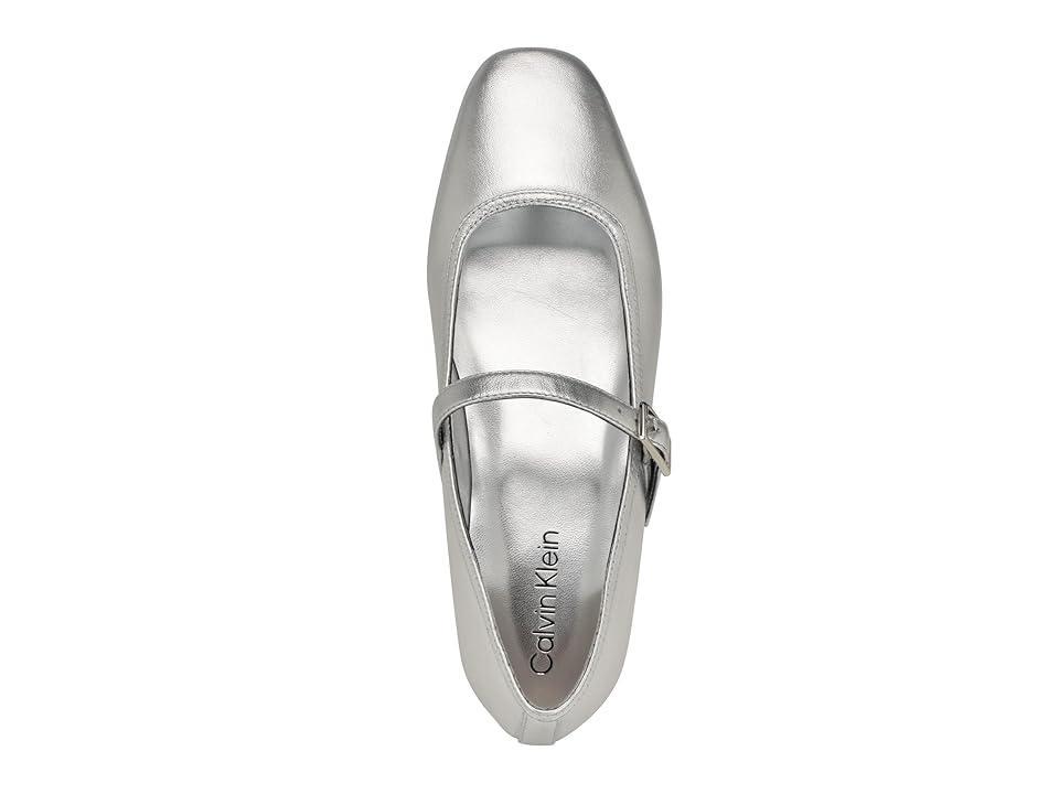 Calvin Klein Womens Womens Greto Flat - Metallic - 8 Product Image