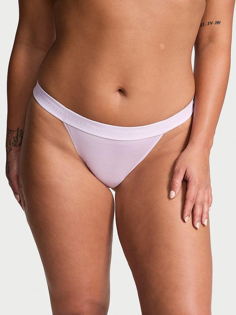 Logo Cotton Tanga Panty Product Image