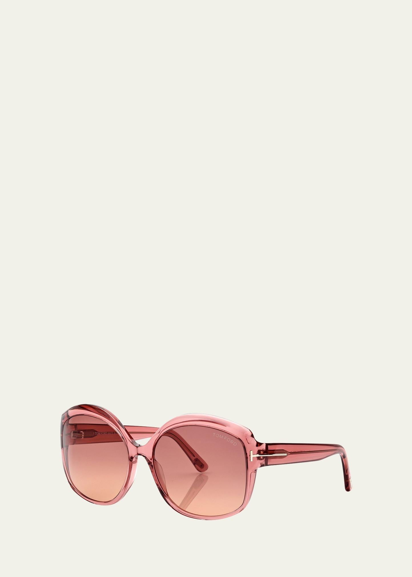 TOM FORD Chiara-02 56mm Round Sunglasses Product Image