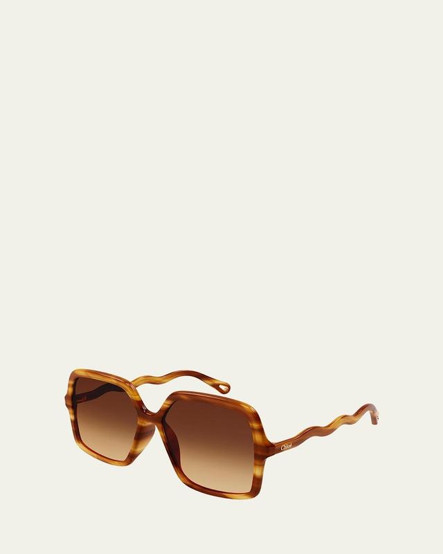 Womens Zelie 58MM Square Sunglasses Product Image