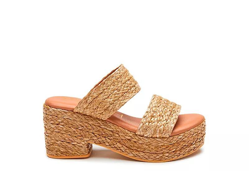 Beach by Matisse Ocean Ave Womens Demi-Wedge Sandals Lt Brown Product Image