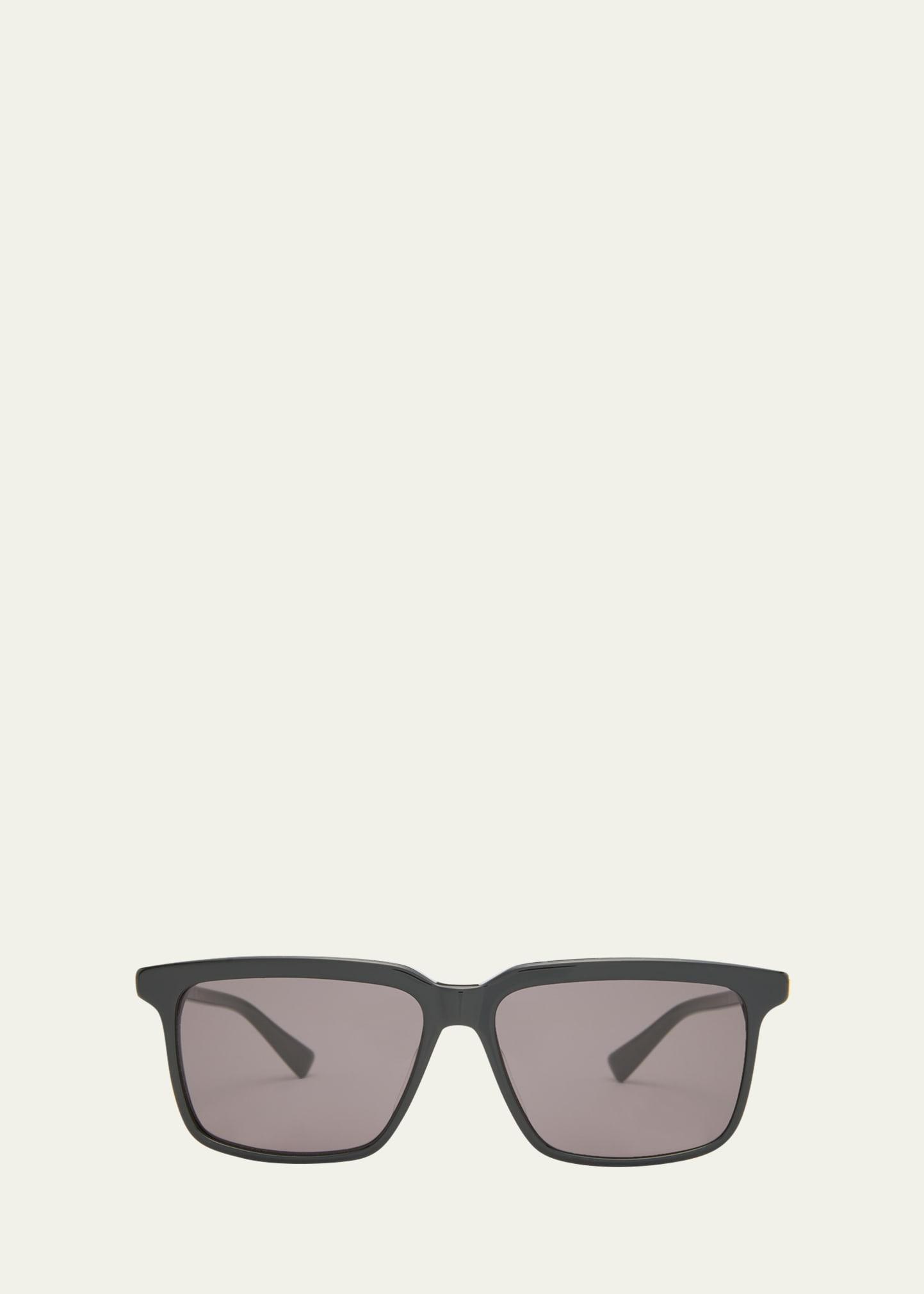 Mens BV1261S Acetate Rectangle Sunglasses Product Image