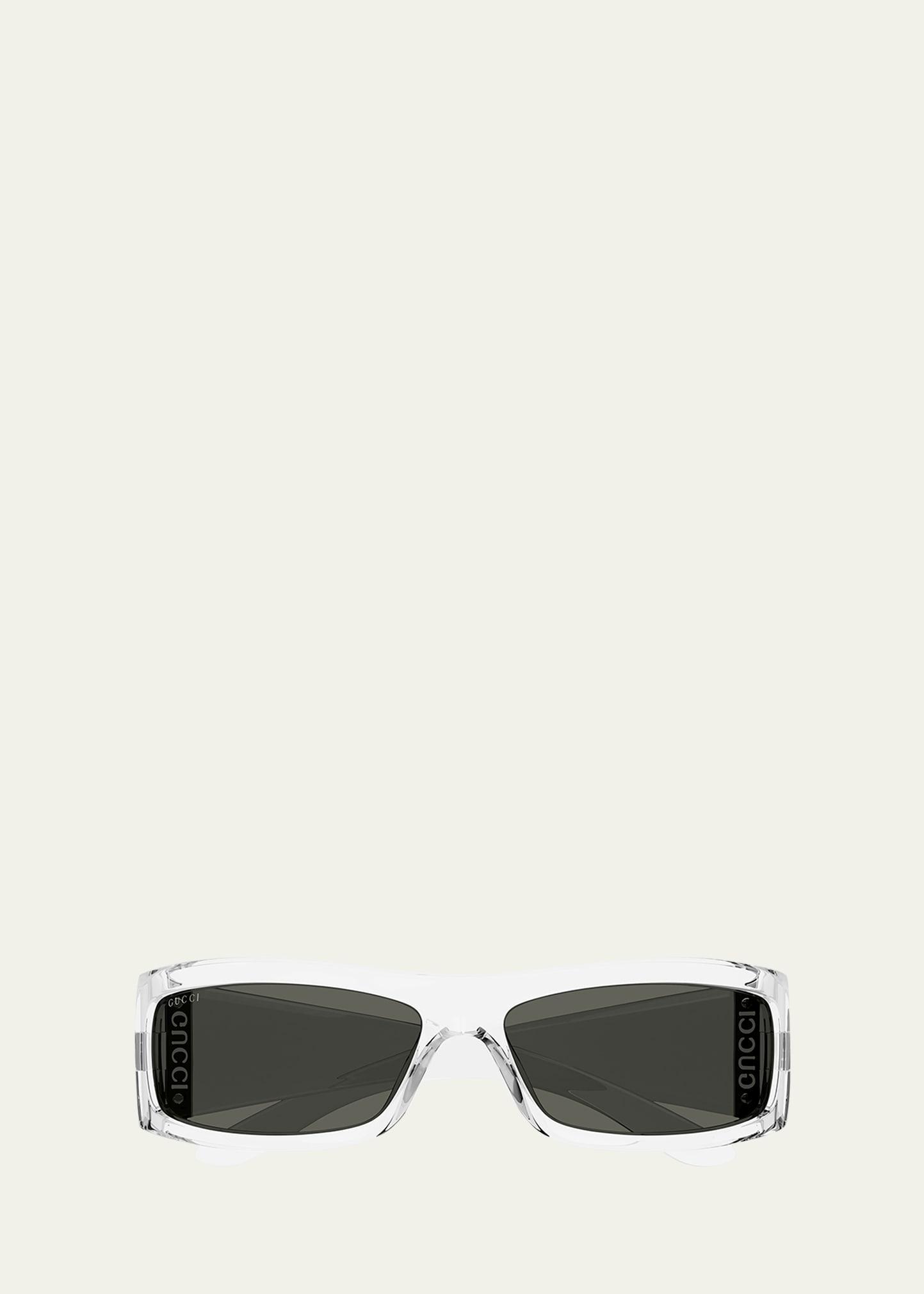 Mens GG1492Sm Plastic Rectangle Sunglasses Product Image