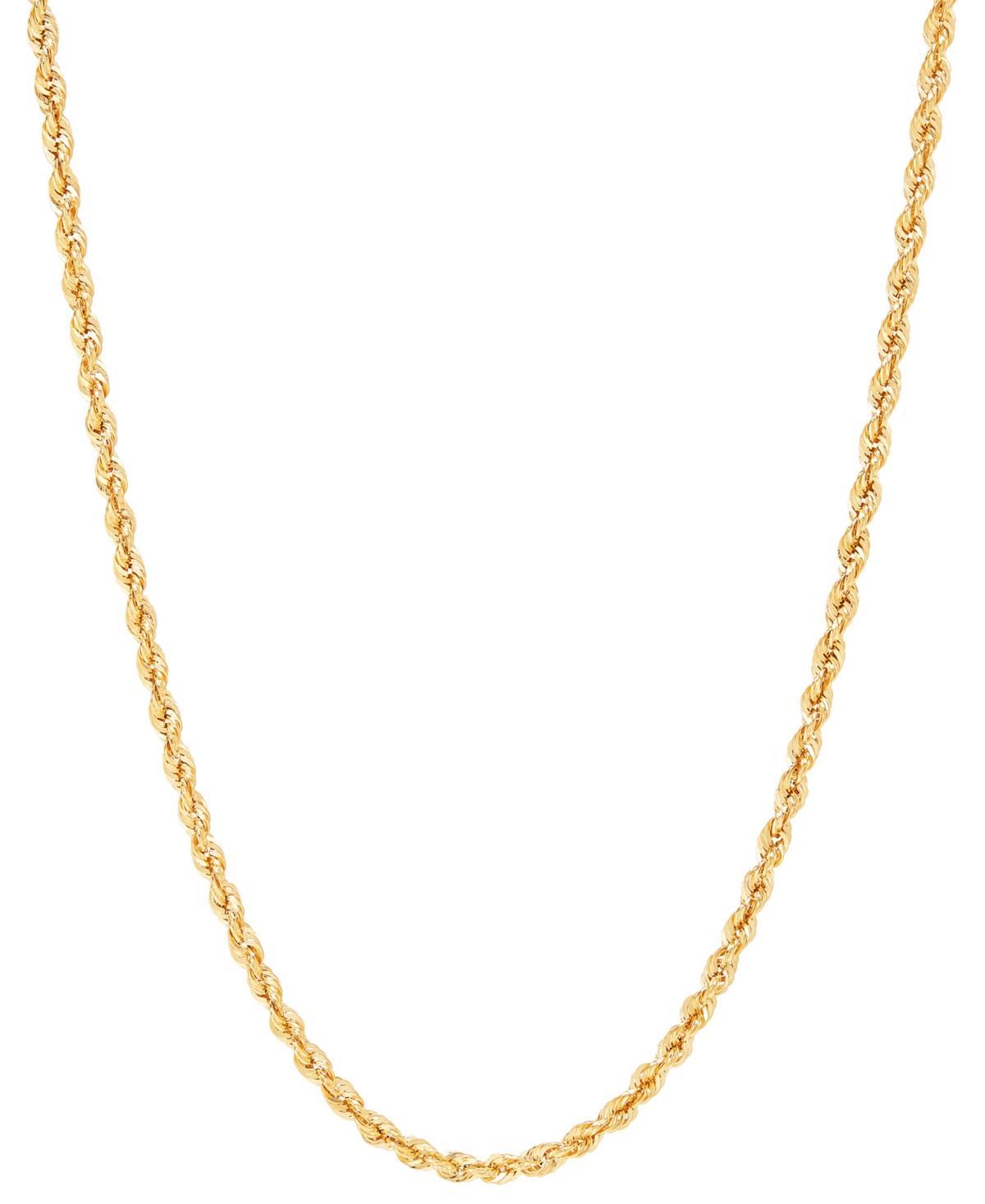 Rope Link 16 Chain Necklace in 14k Gold Product Image