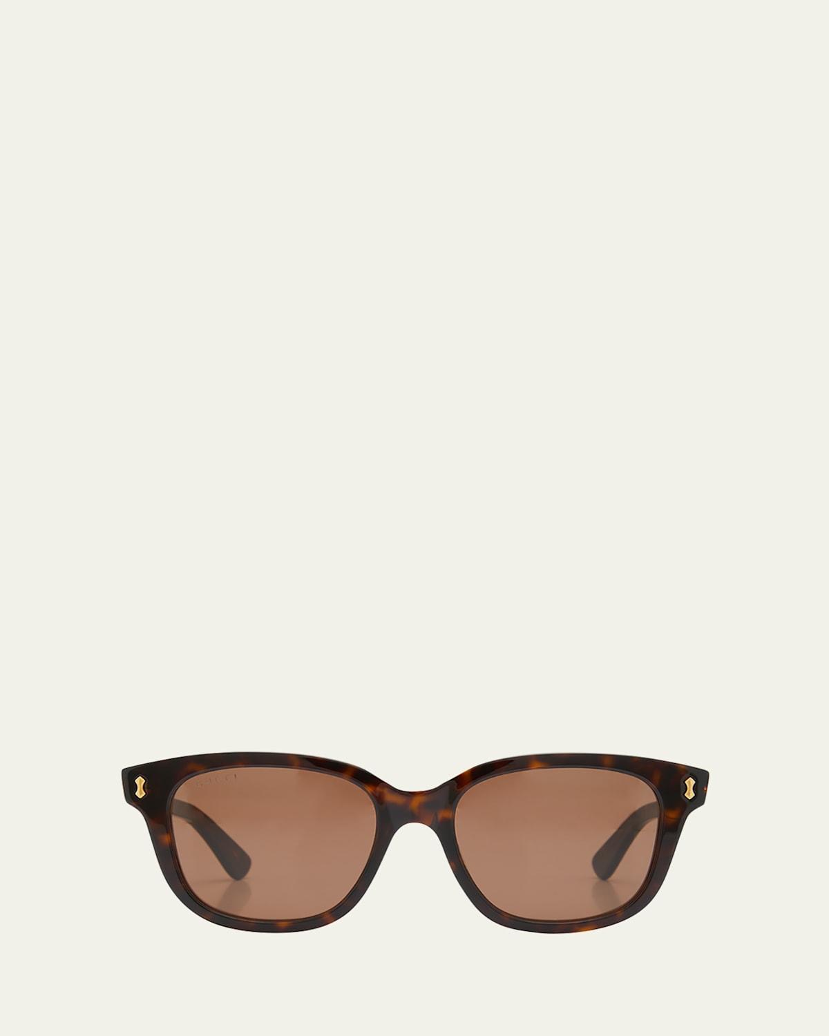 Mens Temple Logo Rectangle Sunglasses Product Image