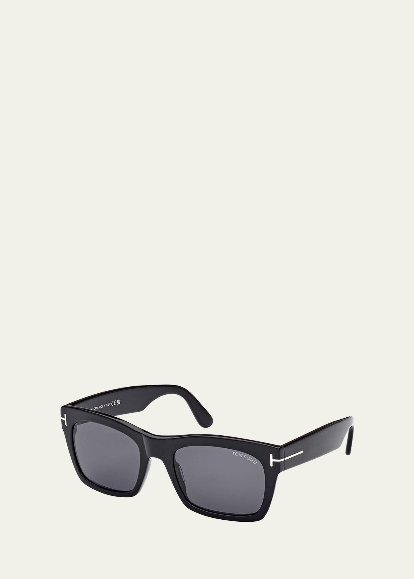 Mens 56MM Rectangular Sunglasses Product Image