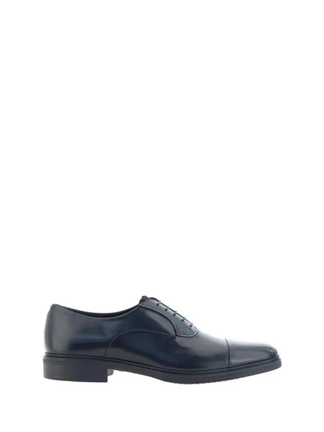 SANTONI Lace-up Shoes In Black Product Image