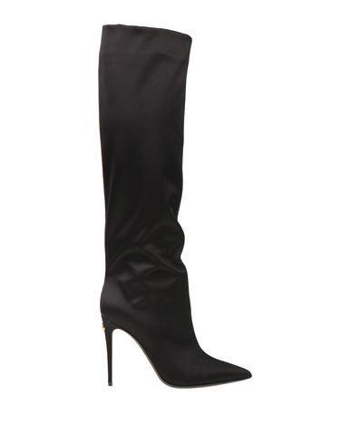 DOLCE & GABBANA Woman Boot Black Size 7.5 Viscose, Silk Product Image