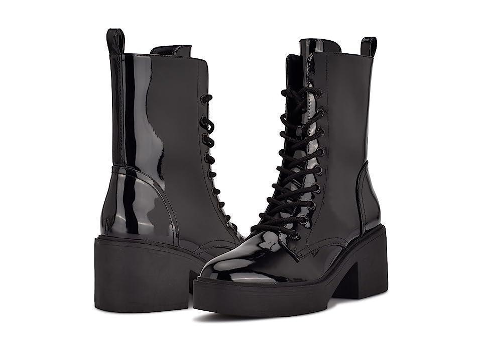 Nine West Denie (Black Patent) Women's Boots Product Image