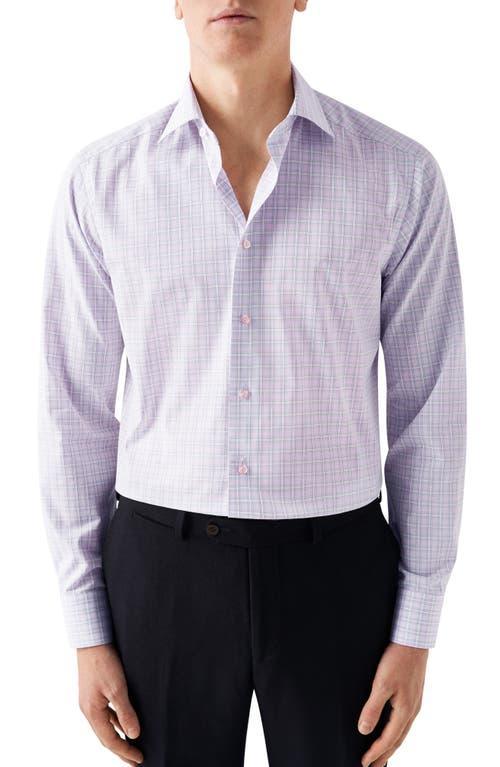 Mens Contemporary-Fit Checked Shirt Product Image