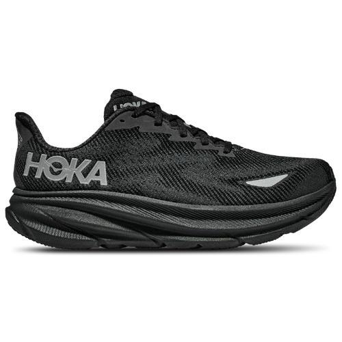 HOKA Womens Clifton 9 GTX - Shoes Black/Black Product Image