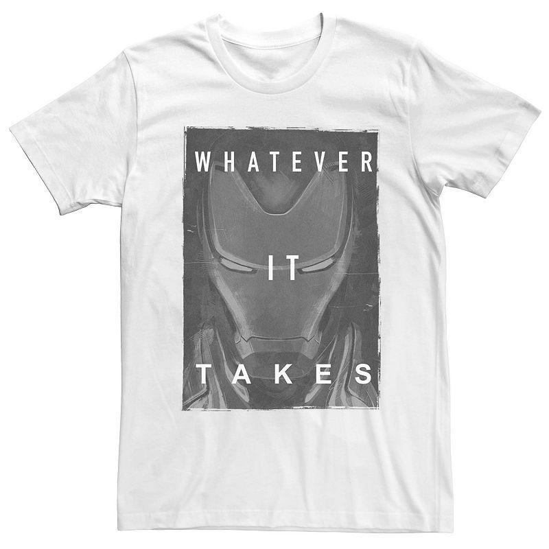 Mens Marvel Iron Man Whatever It Takes Poster Tee Product Image