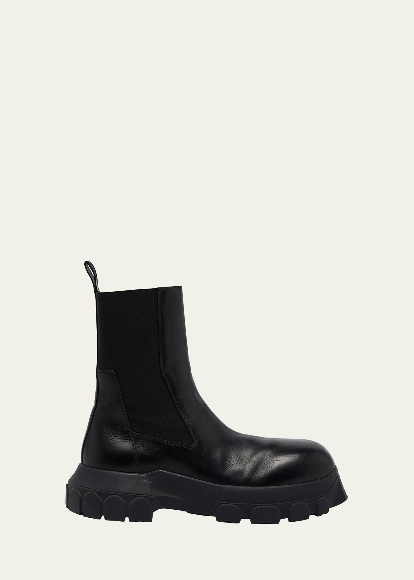 Mens Beatle Bozo Tractor Leather Chelsea Boots Product Image