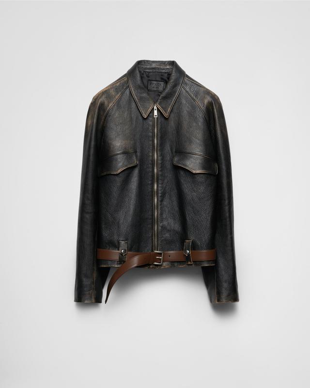 Nappa-leather jacket Product Image