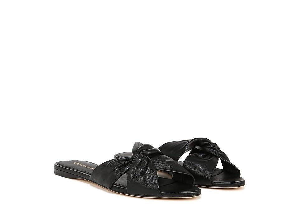 Seraphina Twisted Leather Slide Sandals Product Image