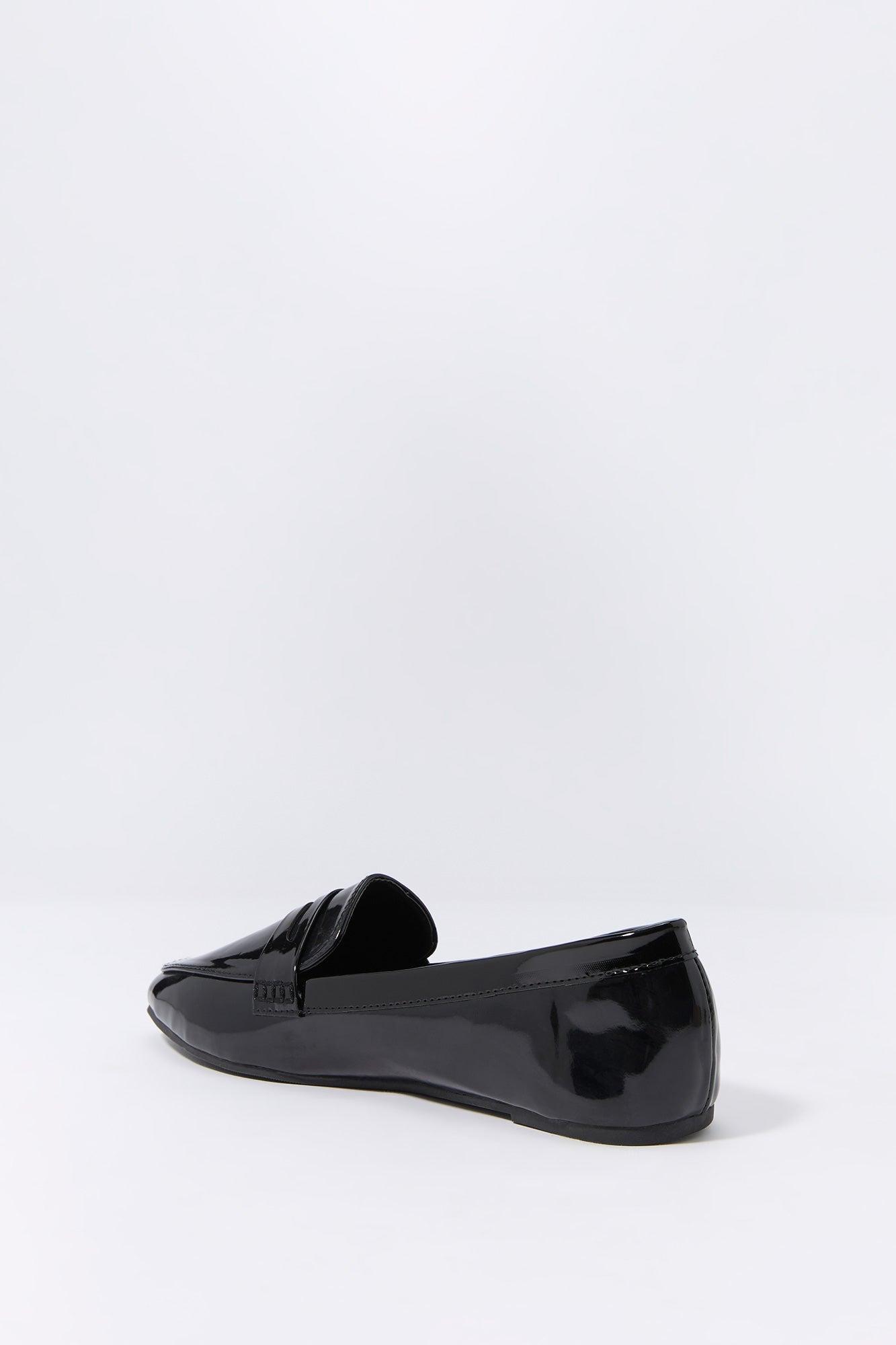 Faux Patent Leather Penny Loafer Female Product Image