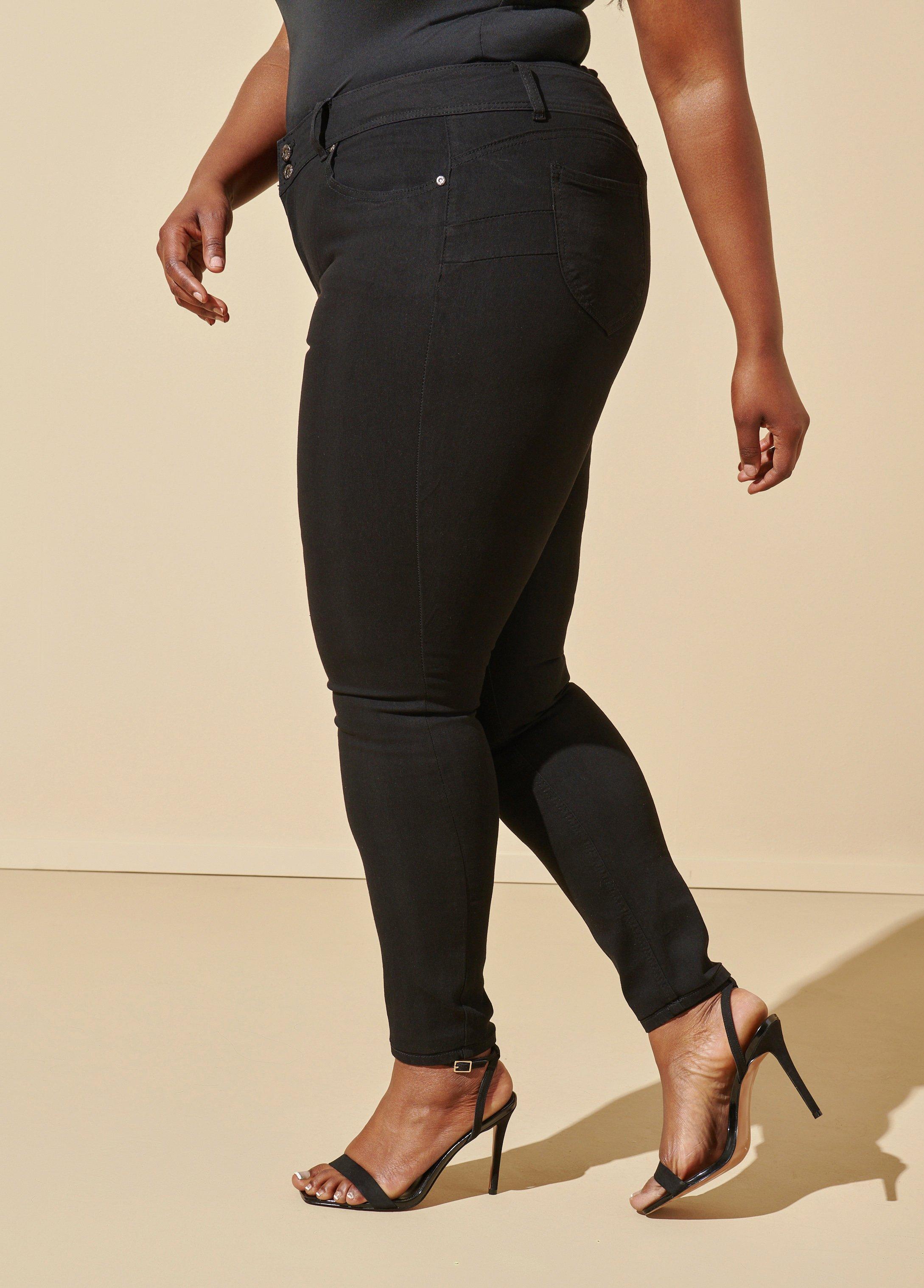 Fearless Black Skinny Jeans Product Image