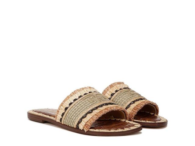 Sam Edelman Georgia Slide Sandal Olive Raffia Product Image