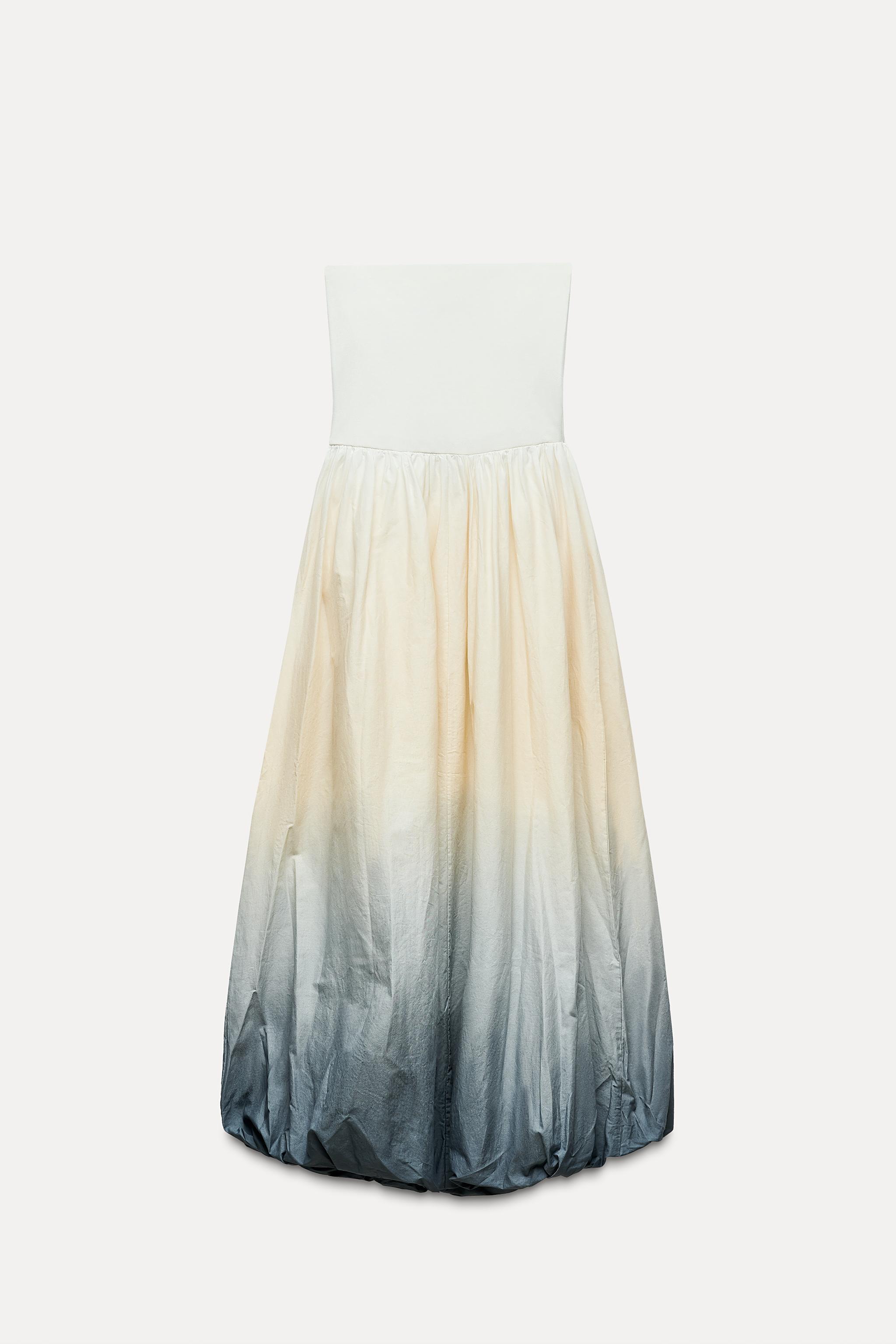 CONTRASTING TIE DYE DRESS Product Image