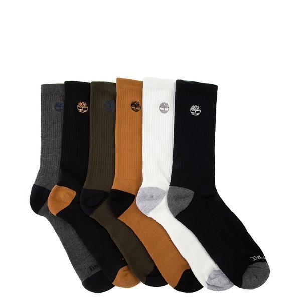 Mens Timberland Crew Socks 6 Pack Product Image