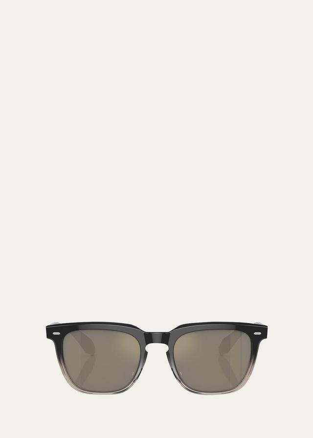 Ray-Ban 58mm Mirrored Polarized Rectangular Sunglasses Product Image