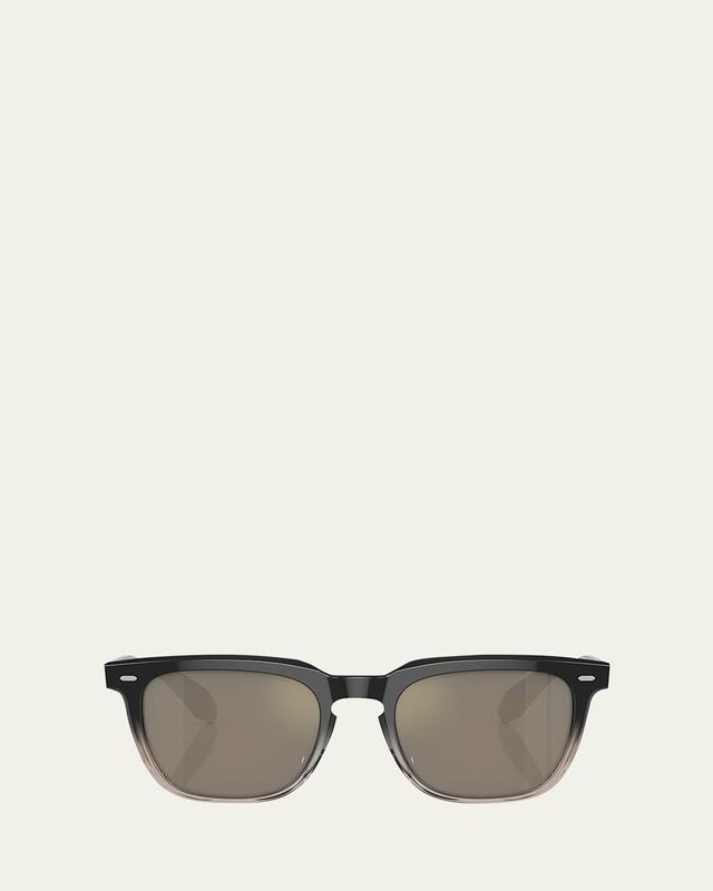 Ray-Ban 58mm Mirrored Polarized Rectangular Sunglasses Product Image