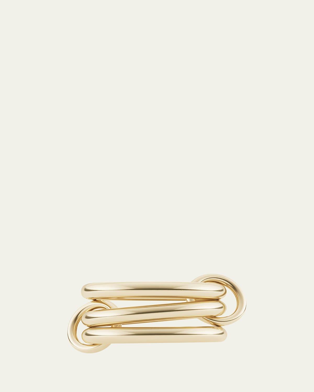 Mens Taurus 18k Yellow Gold Stacked Ring, Size 10 Product Image