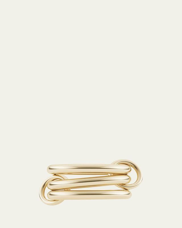 Mens Taurus 18k Yellow Gold Stacked Ring, Size 10 Product Image