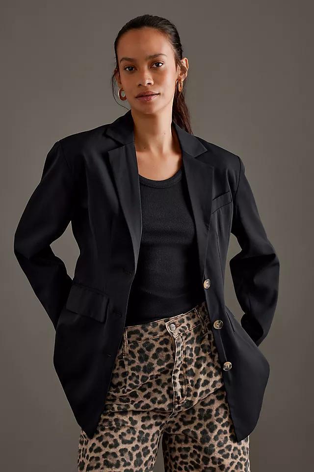 By Anthropologie Sculpted Blazer Product Image