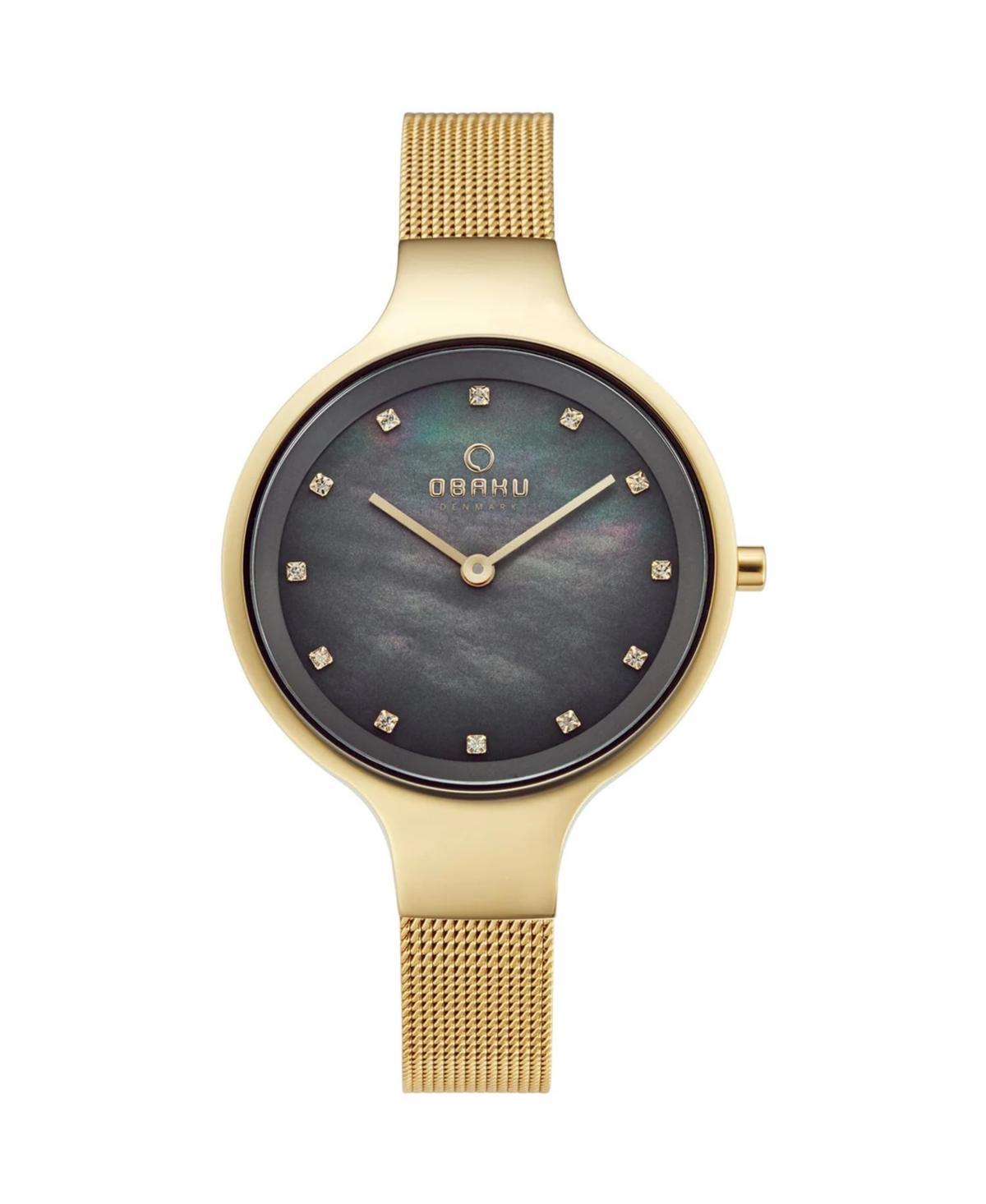 Obaku Womens Classic Mother of pearl Dial Watch - V173LXGJMG Product Image