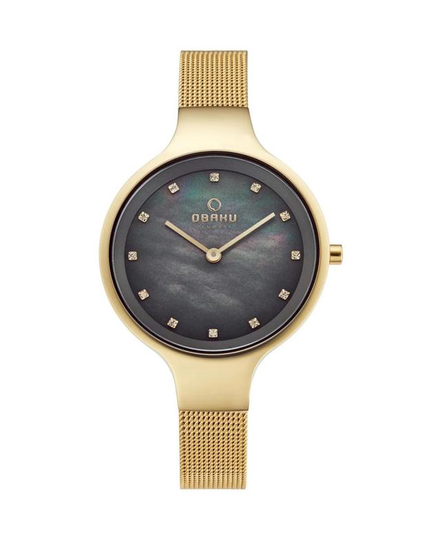 Obaku Womens Classic Mother of pearl Dial Watch - V173LXGJMG Product Image