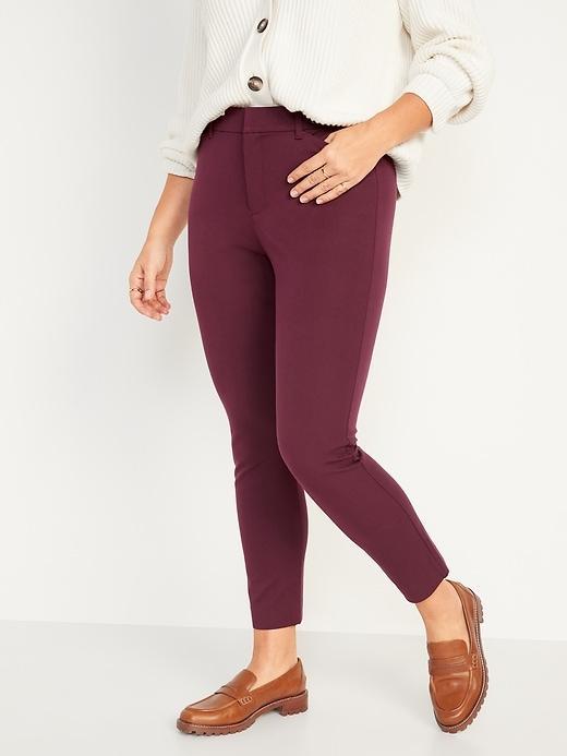 High-Waisted Pixie Skinny Ankle Pants Product Image